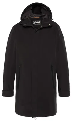 Image de Parka pour homme Schott NYC, modèle Dwight, couleur noire, taille M