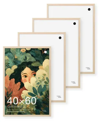 Fotolijst 40x60 cm, Natur-Eiche, Set mit 4 Stück