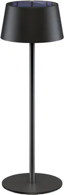 Produktbild von Kabellose LED-Tischleuchte Solar, schwarz