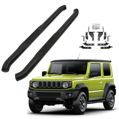 Produktbild von J&J AUTOMOTIVE | Trittbretter Schwellerrohre ø 76mm Suzuki Jimny Depuis 2019 Schwarz
