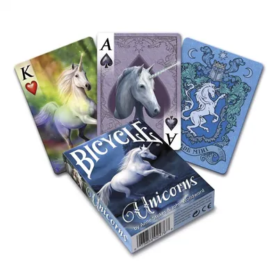 Produktbild von Bicycle Unicorns Spielkarten by Anne Stokes