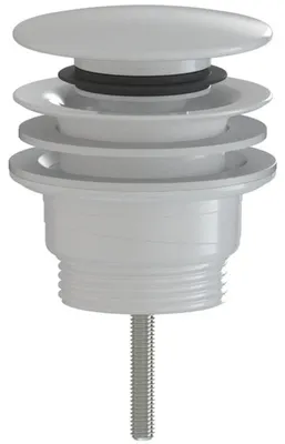 Immagine prodotto di CERANO - Sifone per lavabo - 5/4" click-clack - universale - plastica - bianco lucido
