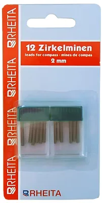 Produktbild von Rheita Zirkelminen, 2 x 10 in Dose, auf Blisterkarte