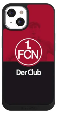 Produktbild von NIVOCASE Handyhülle für Apple iPhone 13  Hülle NIVOpure Case Schwarz 1. FC Nürnberg Der Club Offizielles Lizenzprodukt