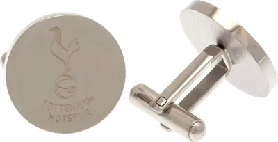 Productafbeelding van Tottenham Hotspur FC - Manchetknopen, rond, roestvrij staal BS4252 (universele maat) (zilver)