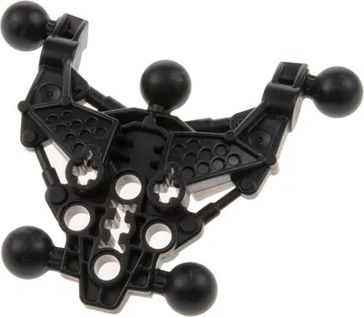Produktbild von 1x Lego Bionicle Figuren Torso Matoran schwarz Av-Matoran Type 2 8990 60895