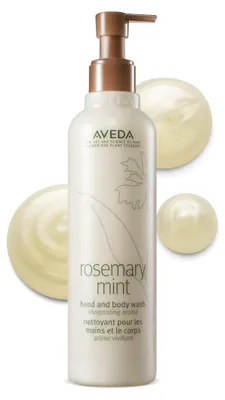 Imagen del producto de Aveda, Gel de ducha y lavado de manos Romero y Menta, 250 ml