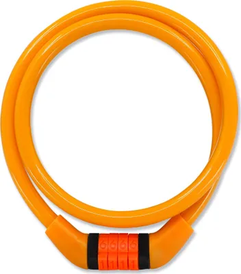 Produktbild von Fahrradschloss für Kinder und Erwachsene |Orange|Crazy Safety |Bunt & einfach