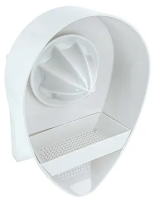 Produktbild von vhbw Zitruspresse kompatibel mit KitchenAid Classic, Artisan, Design, Artisan Premium, Heavy Duty Küchenmaschine - Aufsatz für Standmixer, Weiß