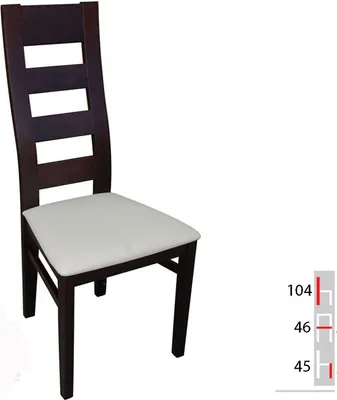 Produktbild von Massivholz Stuhl Esszimmerstuhl Designer Leder Stuhl Stühle Esszimmerstühle K47