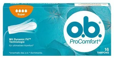 Zdjęcie produktu dla O.B. Tampony Procomfort super 16 St