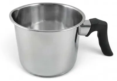 Produktbild von Milchkochtopf 1 Liter 18/10 Edelstahl Rostfrei Milchtopf Ø 12 cm Induktion Milchkanne