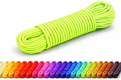 Produktbild von Elastisches Gummiband, 2 mm Breite, Neon-Apfelgrün, 10 Meter