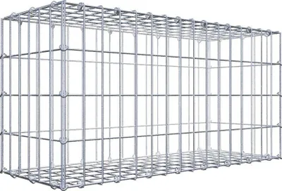 Produktbild von Gabione 80 cm x 40 cm x 30 cm (L x H x T), Maschenweite 5 cm x 10 cm, C-Ring