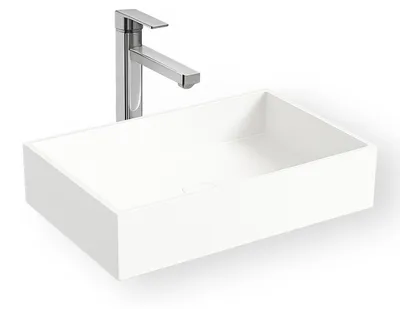Image de Vasque Rectangulaire SOHO - Blanc mat - Lavabo Salle de Bain