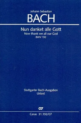 Produktbild von Nun danket alle Gott Kantate Nr.192 BWV192 Studienpartitur (dt/en)