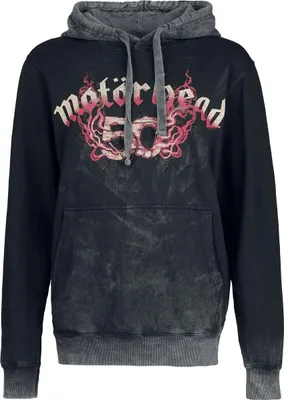 Produktbild von Motörhead Kapuzenpullover Damen Warpig Flames grau L