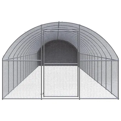 Immagine prodotto di Gabbia per Polli da Esterno 3x16x2 m in Acciaio Zincato