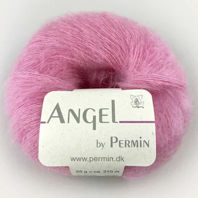 Produktbild von Kid Mohair Seiden Garn 80 blassrosa 70/30 von Angel by Permin – Wolle