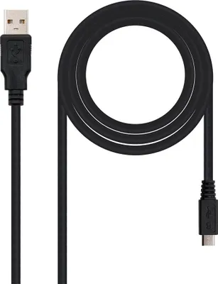 Immagine prodotto di Cavo da USB 2.0 A a Micro USB-B NANOCABLE 10.01.0500 Nero