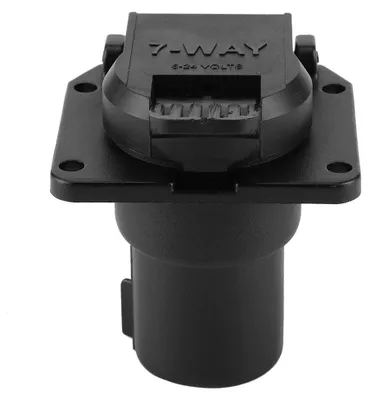 Imagen del producto de Accesorios de conexión para enchufes de 7 polos, portátiles, de 6 a 24 V, para vehículos recreativos y remolques
