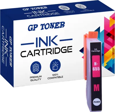 Zdjęcie produktu dla Tusz do HP 655 DeskJet Ink Advantage 3525 4615 4625 5525 6525 MAGENTA