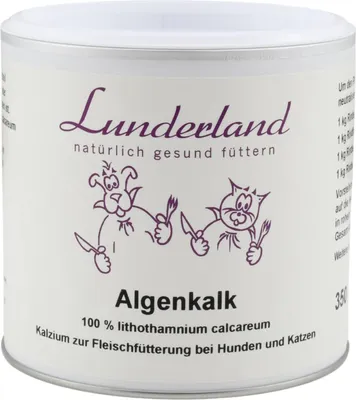 Produktbild von Lunderland - Algenkalk Futterzusatz BARF 350g