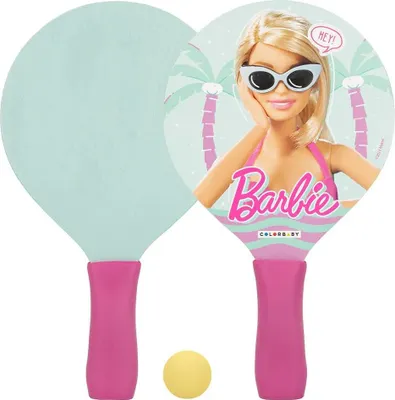 Immagine prodotto di Colourbaby 77389 Barbie Beach Tennis Set Rosa Rosa Taglia Unica