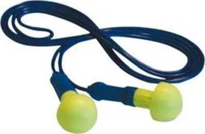 Image de 3M EAR Bouchons d'oreilles PushIns, avec bande (boîte de 100 paires)