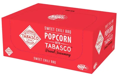 Produktbild von Jimmy's Popcorn Mini Bags Sweet Chili BBQ with Tabasco 21x24g
