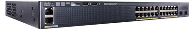 Produktbild von Cisco Small Business WS-C2960X-24TS-L, Managed, L2/L3, Gigabit Ethernet (10/100/1000), Vollduplex, Rack-Einbau, 1U