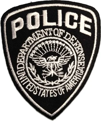 Obrázek produktu pro Policejní logo - nášivka, nažehlovací nášivka, nažehlovací aplikace, nášivky, nažehlovací, velikost: 7 x 9 cm
