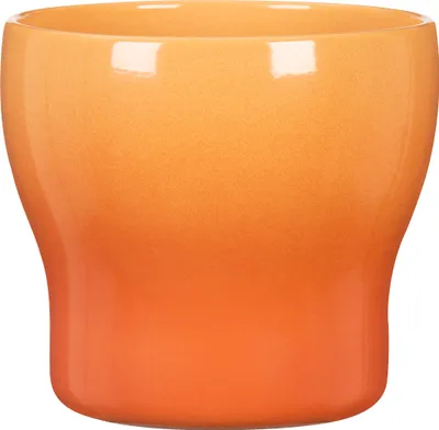Produktbild von Scheurich Fun Fiesta, Blumentopf aus Keramik, Farbe: Sunset, 14,7 cm Durchmesser, 13,3 cm hoch, 0,9 l Vol.
