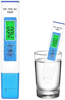 Productafbeelding van Digitale 4-in-1 pH-meter met TDS, EC en Temperatuurmeting voor Waterkwaliteit