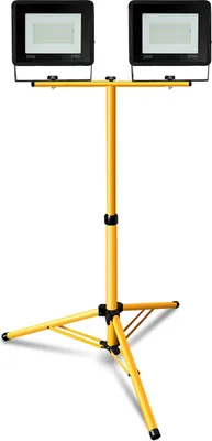 Immagine prodotto di Jopassy Proiettore a LED con treppiede Proiettore da costruzione per esterni IP66 Proiettore per giardino cortile cortile 2X50W bianco caldo