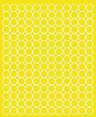 Immagine prodotto di Adesivi rotondi, diametro 1,5 cm, pois, 180 pezzi, giallo brillante