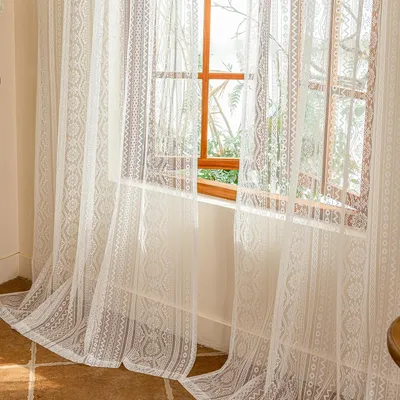 Immagine prodotto di Tende da finestra plissettate, 140x245 cm, 2 pezzi, bianche, trasparenti, per soggiorno
