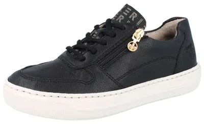 Produktbild von RIEKER Damen Sneaker schwarz Kunstleder - Größe: 42