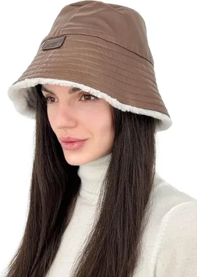 Produktbild von Fischerhut aus Shearling Lammfell Ovem - Farbe: Braun