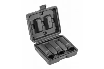 Produktbild von Hogert Technik Kraft-Stecknuss-Satz HT4R105 78mm Chrom-Molybdänstahl