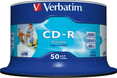 Image de Verbatim 43745 Cd-R Azo 700Mb 52X Sp50