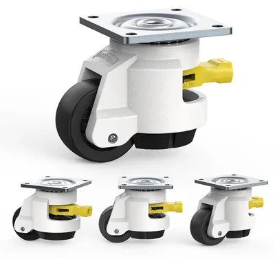 Image de Roulettes de 50 mm, lot de 4, capacité de charge de 1000 kg, pour établi