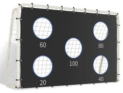Obrázek produktu pro Fotbalová branka, odolný materiál, přenosný design, rozměry 240 x 170 cm