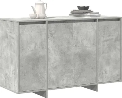 Zdjęcie produktu dla vidaXL Kredens betonowy szary 120 x 41 x 75 cm materiał drewnopochodny