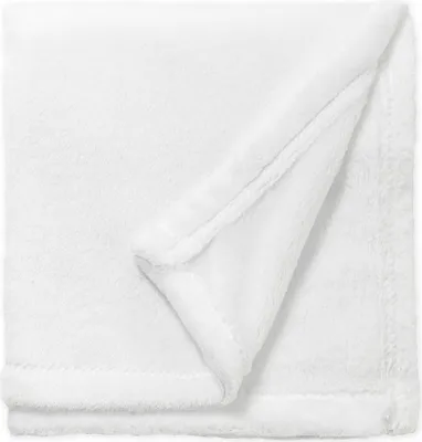 Produktbild von Kuscheldecke 220x240 cm weiß Flauschig kuschelig warm Wohndecke Fleece Decke