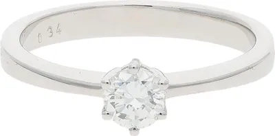 Produktbild von JuwelmaLux Verlobungsring 750/000 (18 Karat) Weißgold mit Brillanten JL30-07-4833 Größe 55