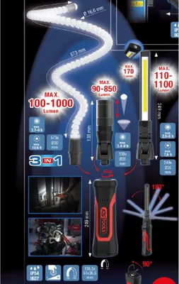 Obrázek produktu pro KS TOOLS 150.4600 LED Arbeitsleuchte