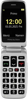 Image de DORO Primo 418 - Téléphone de fonction - slot microSD - écran LCD - 320 x 240 pixels - appareil photo arrière 3 MP