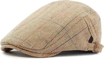 Produktbild von Herren Baskenmütze HU-37118 - Hellbraun kaufen KP37118