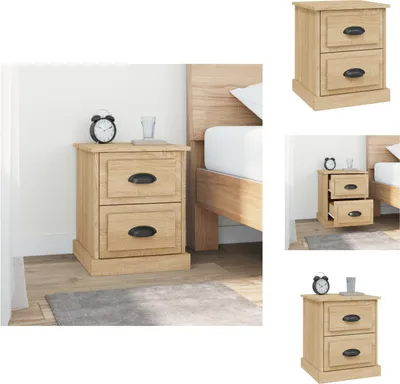 Obrázok produktu pre vidaXL Nočný stolík Sonoma dub 39x39x47,5 cm materiál na báze dreva - Nočné stolíky